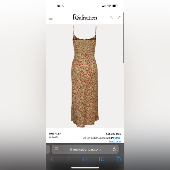 Realisation Par Alba dress in dahlia XS - Picture 2 of 4